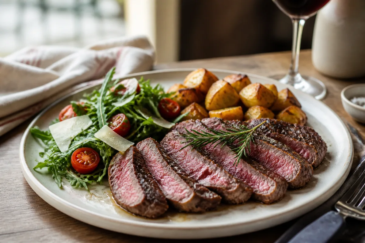 Tagliata van rund bij La Fiamma